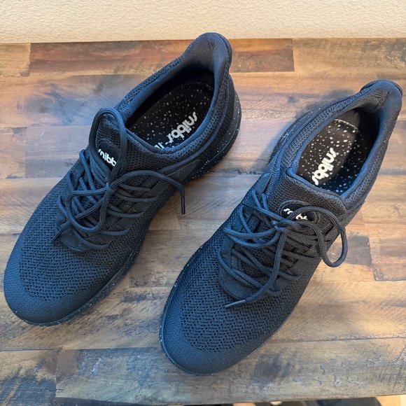 Snibbs Orbit Black Speckle Lace Up Sneakers Mens 11.5 Gym Shoes - Picture 3 of 9